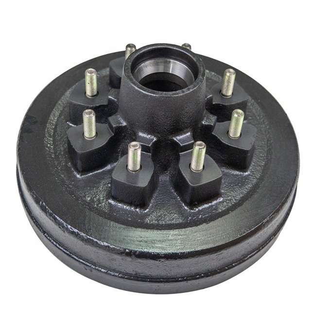 Wholesale 8 Bolts Brake Drum Assembly Trailer Brake Axle Spare Parts